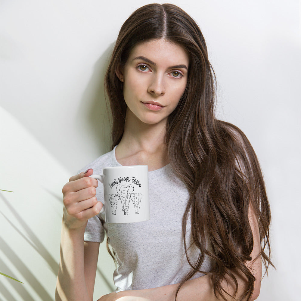 KFG White glossy mug