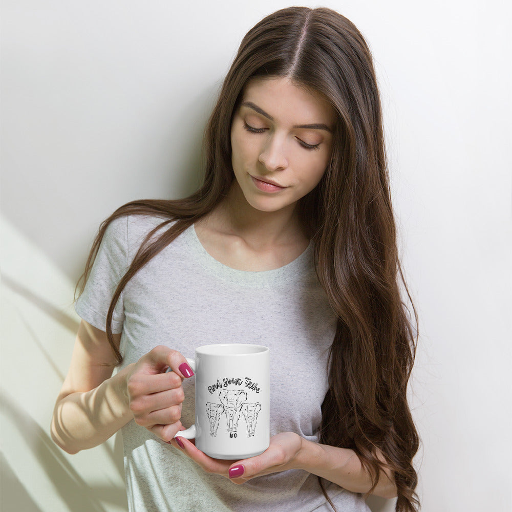 KFG White glossy mug