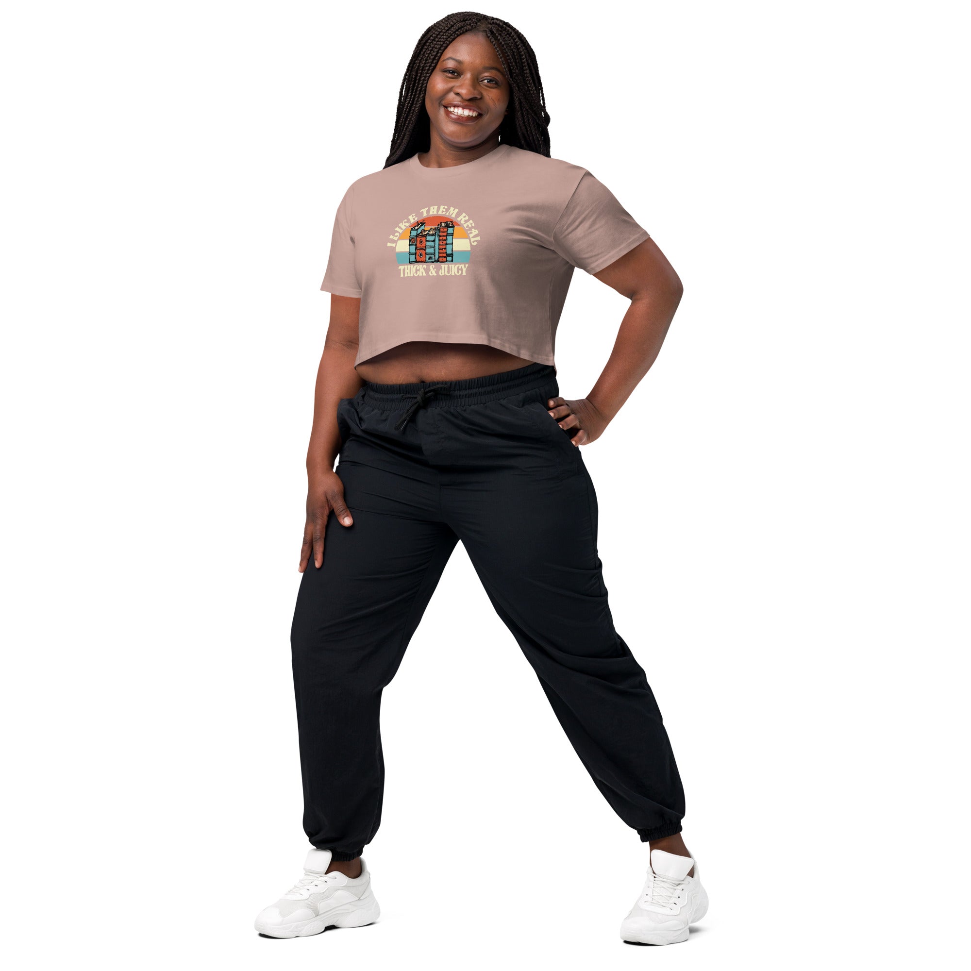 Women's crop top-Thick & Juicy – Chrissy's Conventions & Creations